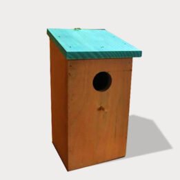 Wooden bird house,nest and cage size 12x 12x 23cm 06-0008 gmtpet.online