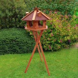 Wooden bird feeder Dia 57cm bird house 06-0979 gmtpet.online