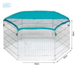 Large Playpen Large Size Folding Removable Stainless Steel Dog Cage Kennel 06-0112 gmtpet.online