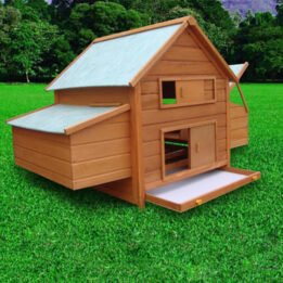 Wooden pet house Double Layer Chicken Cages Large Hen House gmtpet.online