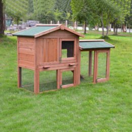 Outdoor Wooden Pet Rabbit Cage Large Size Rainproof Pet House 08-0028 gmtpet.online