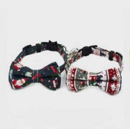 Dog Bow Tie Christmas: New Christmas Pet Collar 06-1301 gmtpet.online