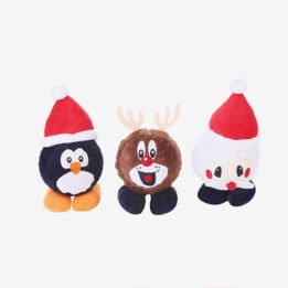 Plush Pet Dog Christmas Series Set Cute Dolls Bite Toy Funny Pet Chewing Toy For Dog Pupy Cat Washable Dog Play Supplies gmtpet.online