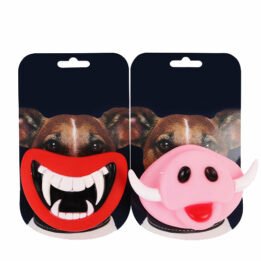 Squeak Chewing Funny Teeth Pig Nose Joke Prank Custom Vinyl Toy Pet Teething Toys For Halloween Toy gmtpet.online