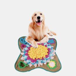 Newest Design Puzzle Relieve Stress Slow Food Smell Training Blanket Nose Pad Silicone Pet Feeding Mat 06-1271 gmtpet.online