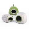 Factory wholesale custom hamster cotton nest windproof warm hedgehog Dutch pig sheep nest semi-closed yurt hamster bed