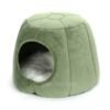 Factory wholesale custom hamster cotton nest windproof warm hedgehog Dutch pig sheep nest semi-closed yurt hamster bed 106-048 - Imagen 4
